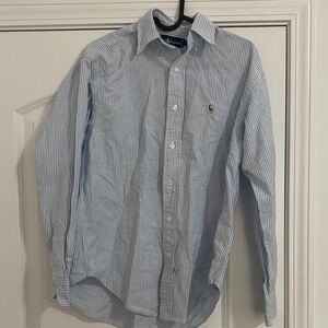 Polo by Ralph Lauren Blue Striped Casual Shirt